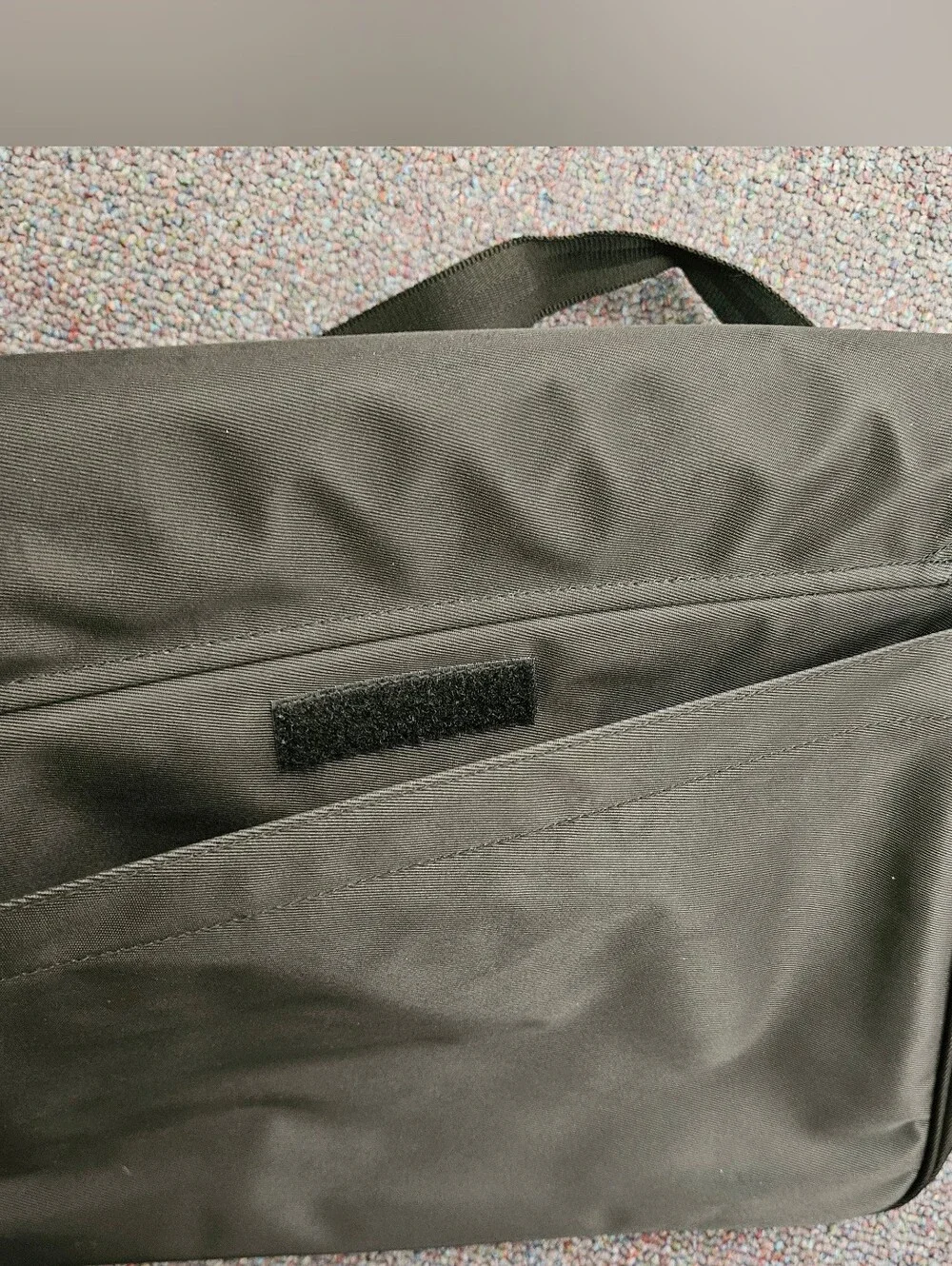 Calvin Klein Black Messenger Bag with CK Logo
